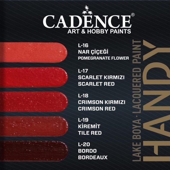 Cadence Handy Lake Boya L18 Crimson Kırmızı (250ml)