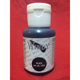 İpek Boyası Siyah 50 ml. W-1555