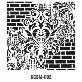 GCSM GRUNGE STENCIL MINI 25*25 (YENİ) - Eminönü Hobi Sanat