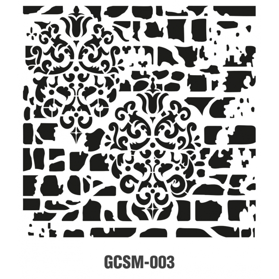 GRUNGE STENCIL MİNİ GCSM-003 25X25