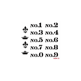 Home Decor Midi Stencil 22*22 cm hdm-13