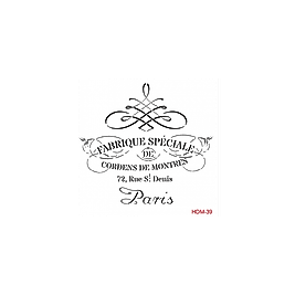 Home Decor Midi Stencil 22*22 cm hdm-39
