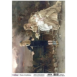 CADENCE DELUXE ART ANNE & ÇOCUK PİRİNÇ DEKOPAJ MODEL MC-005 (30X42)