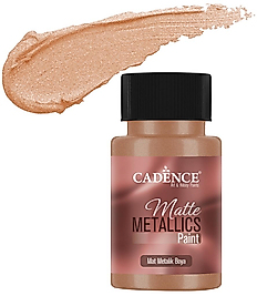 CADENCE MAT METALİK BOYA 50ML BRONZ -MMB07