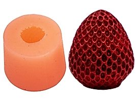 Tekli Çilek Silikon Mum Kalıbı M-276