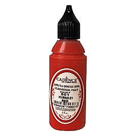 Boyutlu Boncuk Boya Kırmızı 50 ml B-501