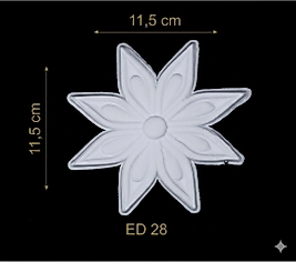 ED-28 Dekoratif Esnek Aplik