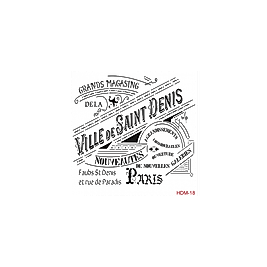 Home Decor Midi Stencil 22*22 cm hdm-18