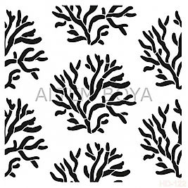 Home Decor (Duvar) Stencıl 45*45 cm HD-122