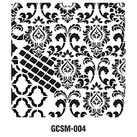 GRUNGE STENCIL MİNİ GCSM-004 25X25