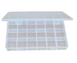 24 Bölmeli Plastik Saklama Kutusu (Büyük)