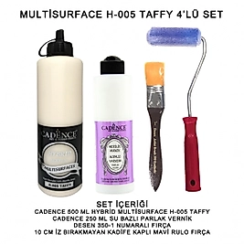 500ML H:05 TAFFY HYBRİD + 250ML PARLAK VERNİK 4'LÜ SET