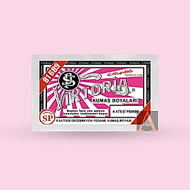 Toz Kumaş Boyası Ateşi Pembe V-06