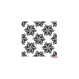 Home Decor Midi Stencil 22*22 cm hdm-82