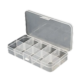 10 Bölmeli Plastik Saklama Kutusu