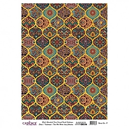 DESENLİ ALTIN VARAK PİRİNÇ DEKOPAJ 30*42 CM MODEL 019