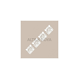 K Serisi Stencıl 6*20 cm K-43