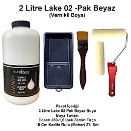 2 Litre Lake 02 Pak Beyaz + Moher Set