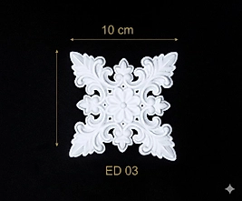 ED-03 Dekoratif Esnek Aplik (2'li)