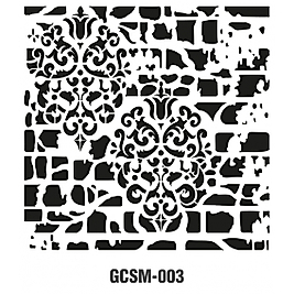 GRUNGE STENCIL MİNİ GCSM-003 25X25