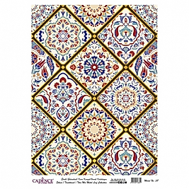 DESENLİ ALTIN VARAK PİRİNÇ DEKOPAJ 30*42 CM MODEL 038