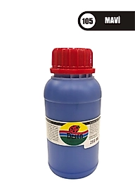 Desen Kumaş Boyası 250 ML - Mavi No:105