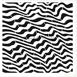 Home Decor (Duvar) Stencıl 45*45 cm HD-140