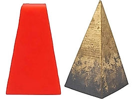 Piramit Silikon Mum Kalıbı M-51