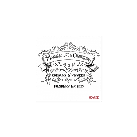Home Decor Midi Stencil 22*22 cm hdm-22