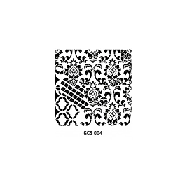 GRUNGE STENCIL 45*45 CM GCS 004