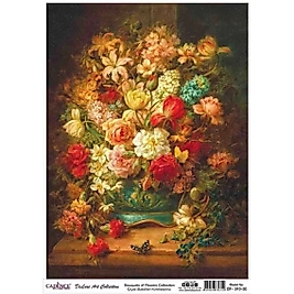 CADENCE DELUXE ART ÇİÇEK BUKETLERİ PİRİNÇ DEKOPAJ MODEL BF-010 (60X85)