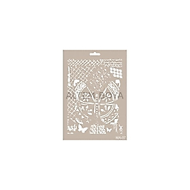 Mix Media Stencıl A4 MA-07