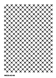 Modern Etnik Stencil MECS-A3-06 (21x30)