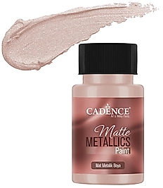 CADENCE MAT METALİK BOYA 50ML SOLUK PEMBE -MMB011