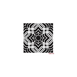 HOME DECOR MİDİ STENCİL 22*22 CM HDM-149