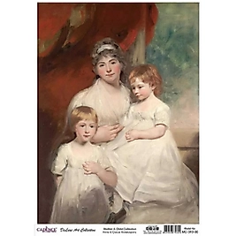 CADENCE DELUXE ART ANNE & ÇOCUK PİRİNÇ DEKOPAJ MODEL MC-010 (30X42)