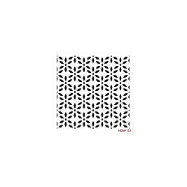 HOME DECOR MİDİ STENCİL 22*22 CM HDM-151