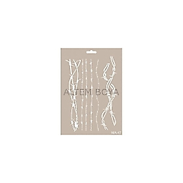 Mix Media Stencıl A4 MA-47