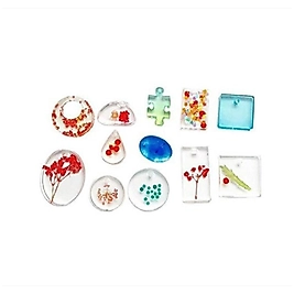 EPOKSİ REÇİNE ÇOKLU TAKI SİLİKON KALIP - EPK-37