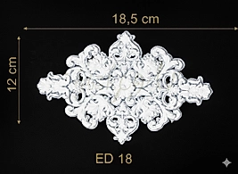 ED-18 Dekoratif Esnek Aplik (2'li)