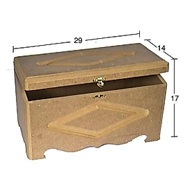 KU 291 BAKLAVA DİLİMLİ KUTU