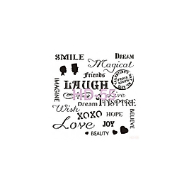 Home Decor (Duvar) Stencıl 45*45 cm HD-55