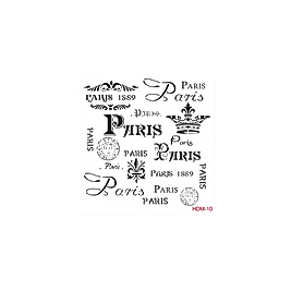 Home Decor Midi Stencil 22*22 cm hdm-10