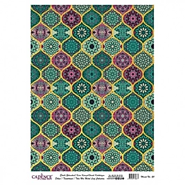 DESENLİ ALTIN VARAK PİRİNÇ DEKOPAJ 30*42 CM MODEL 020