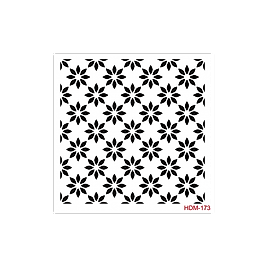 HOME DECOR MİDİ STENCİL 22*22 CM HDM-173