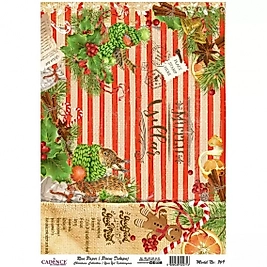Model 769 Yılbaşı Cadence Pirinç Dekopaj Kağıdı 30x42cm