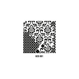 GRUNGE STENCIL 45*45 CM GCS 001