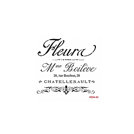 Home Decor Midi Stencil 22*22 cm hdm-40