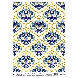 DESENLİ ALTIN VARAK PİRİNÇ DEKOPAJ 30*42 CM MODEL 034