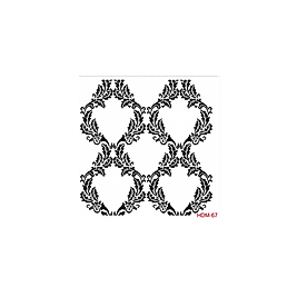 Home Decor Midi Stencil 22*22 cm hdm-65